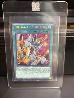 Yugioh! The Gaze of Timaeus, MZMU-EN013, Secret Rare, 1st Edition - Image 1