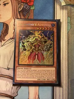 YuGiOh! BLTR-EN046 Archfiend's Advent Secret Rare NM - Image 1