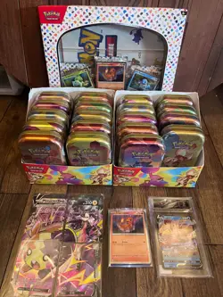 Huge Sealed Pokemon S&V 151 Lot (+ additional cards and slab!) *FREE SHIPPING!* - Image 1