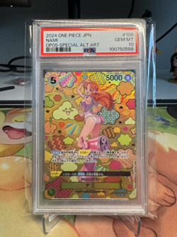 NAMI 2024 ONE PIECE (OP08-106 SP SR) EMPERORS IN THE NEW WORLD OP09 JAP PSA 10 - Image 1