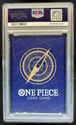 2025 One Piece Portgas D. Ace Secret Rare Alt Art Alternative #OP13-119 PSA 10 - Image 2
