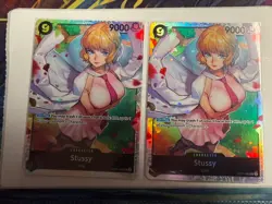 2x Stussy Super Rare OP07-085 SR 500 Years In The Future One Piece TCG English - Image 1