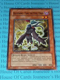 Blackwing - Fane the Steel Chain ANPR-EN006 Common Yu-Gi-Oh Card 1st Edition - Image 1