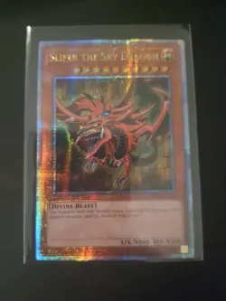 EGYPTIAN GOD CARDS OBELISK SLIFER RA LC01 Quarter Century Secret Rare Yugioh TCG - Image 3