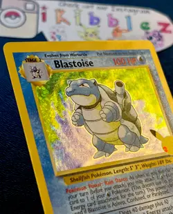 Blastoise 2/102 NM Ultimate Holo Rare 25th Anniversary Celebrations Pokemon Card - Image 1