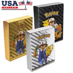 New MULTI COLOR 55Pcs Pokemon Cards Foil Card TCG GX Vmax GX Card Charizard Rare - Image 2