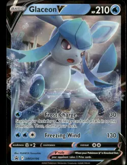 Glaceon V - SWSH196 Promo Holo NM Pokemon SWSH: Sword & Shield Promo Cards - Image 1