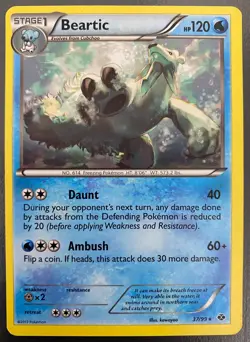 Beartic 37/99 Next Destinies Rare | LP | Pokemon Trading Card TCG - Image 1