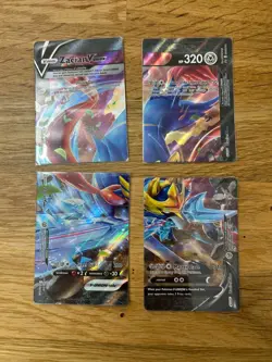 Zacian V-UNION SWSH163-166 - Sword & Shield Promo Cards Holo - LP 4 Card - Image 1