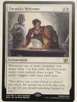 MTG TCG - Tocasia's Welcome 030/287 BRO - NM (Free Shipping $5+) - Image 1
