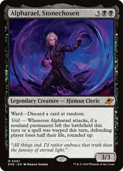 Alpharael, Stonechosen - Foil - Edge of Eternities - Near Mint - Image 1