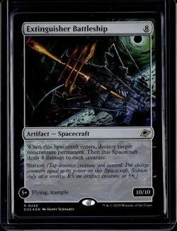 Extinguisher Battleship - 242 - Foil - EOE - NM - MTG Magic the Gathering - Image 1