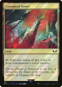 MTG | Command Tower (271) (Surge Foil) | Warhammer 40,000 | 40K | Magic | NM - Image 1