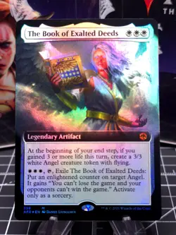 FOIL The Book of Exalted Deeds - FOIL EXTENDED ART - Forgotten Realms - NM - Image 1