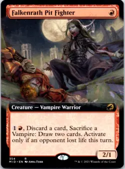 Falkenrath Pit Fighter (Extended Art) - Innistrad: Midnight Hunt - 354 NM - Image 1