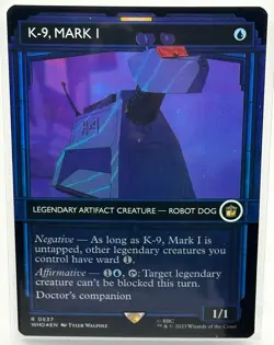 K-9, Mark I (Showcase) Magic the Gathering MTG Doctor Who FOIL (0537) NM - Image 1