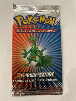x1 Sealed Booster Pokemon VINTAGE EX Ruby & Sapphire (SPANISH) 2003 A1 - Image 1