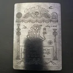 Grim Tutor (Silver Laminate) Secret Lair Drop Foil - Image 2