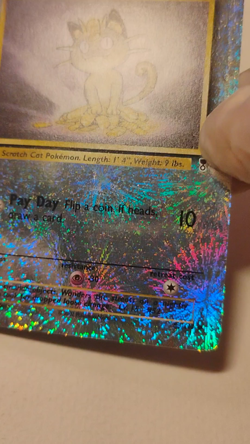 Meowth Legendary Collection 53/110 Pokemon NM+ Reverse Holo Nintendo - Image 2