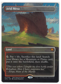 MTG Magic Arid Mesa Special Guests SPG #109 M NM *LOOK*! - Image 1
