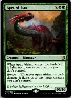 Apex Altisaur 31 Rare Commander 2019 Magic: The Gathering Near Mint - Image 1
