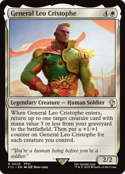General Leo Cristophe #20 | Near Mint | Final Fantasy FIC | Magic MTG - Image 1