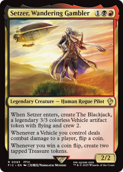 Setzer, Wandering Gambler #93 | NM | Final Fantasy FIC | Magic MTG - Image 1