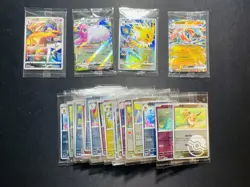2024 Pokemon S-Chinese Eevee Jolteon Charizard Full Art Holo Sealed Lot*21 DW73 - Image 1
