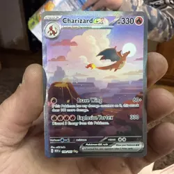 Pokemon TCG Charizard EX 199/165 Scarlet & Violet Special Illustration - Image 1