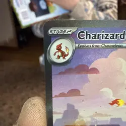 Pokemon TCG Charizard EX 199/165 Scarlet & Violet Special Illustration - Image 2