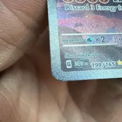 Pokemon TCG Charizard EX 199/165 Scarlet & Violet Special Illustration - Image 5