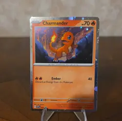 Pokemon Charmander Cosmos Holo Promo SV Scarlet & Violet 047 - Image 1
