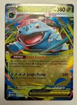 Pokemon TCG Mega Venusaur EX 003/132 Double Rare - Image 1