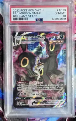 Pokemon TCG Umbreon VMAX TG23/TG30 Brilliant Stars Trainer Gallery PSA 10 - Image 2