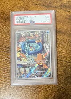 2024 POKEMON SCR EN-STELLAR CROWN #148 SQUIRTLE ILLUSTRATION RARE - Image 1