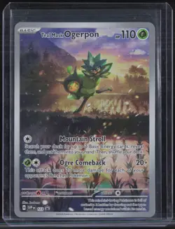 2024 Pokemon SVP EN Black Star Promo #123 Teal Mask Ogerpon - Image 1