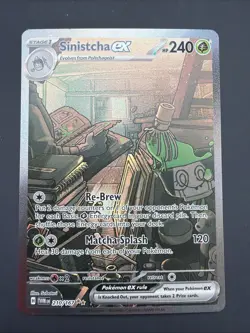 2024 Pokemon Twilight Masquerade #210/167 Sinistcha ex - Image 1