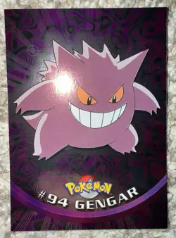 Gengar Holo Foil #94 Topps Tv Animation Edition Pokemon Excellent Condition - Image 1