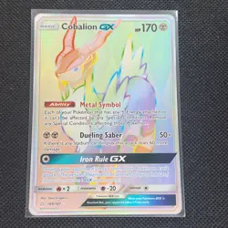 Cobalion GX - 189/181 - Secret Rare - Team Up - Pokemon Card - NM/M - Image 1