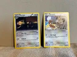 Meowth & Persian Lot x2 61/98 & 62/98 Ancient Origins 2015 Reverse Holo LP Poke - Image 1