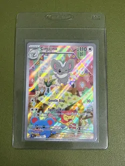 Cinccino Illustration Rare 183/162 Temporal Forces Pokemon English - Image 1