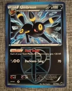 Pokemon Tcg Umbreon 64/116 Plasma Freeze Non Holo Rare - Image 1