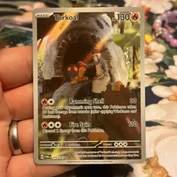 Torkoal 172/167 Twilight Masquerade TCG Pokemon Card Illustration - Image 1