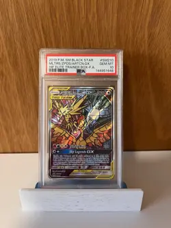 Zapdos Moltres Articuno GX Stained Glass Bird HF ETB Promo Pokemon 2019 PSA 10! - Image 3
