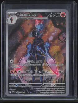 2024 Pokemon Surging Sparks Illustration Rare #197 Ceruledge - Image 1