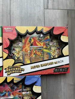 Pokemon TCG Ascended Heroes EX Box 3-Pack (Costco Exclusive Bundle) Sealed - Image 3