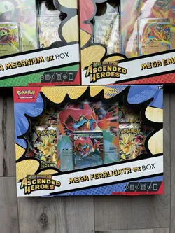 Pokemon TCG Ascended Heroes EX Box 3-Pack (Costco Exclusive Bundle) Sealed - Image 4