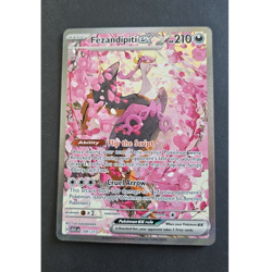 Pokemon Fezandipiti ex 288/217 Shrouded Fable SIR Full Art Holo psa 10 contender - Image 1