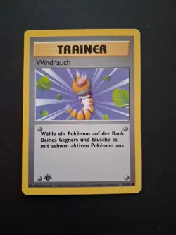 (1) Pokemon 1st Edition German Base Set Gust Of Wind NM, Multiple Available - Image 3