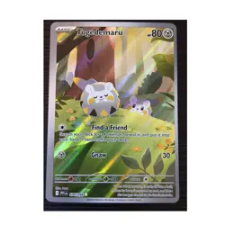 Pokemon Togedemaru 104/094 Me02: Phantasmal Flames Illustration Rare off center - Image 1